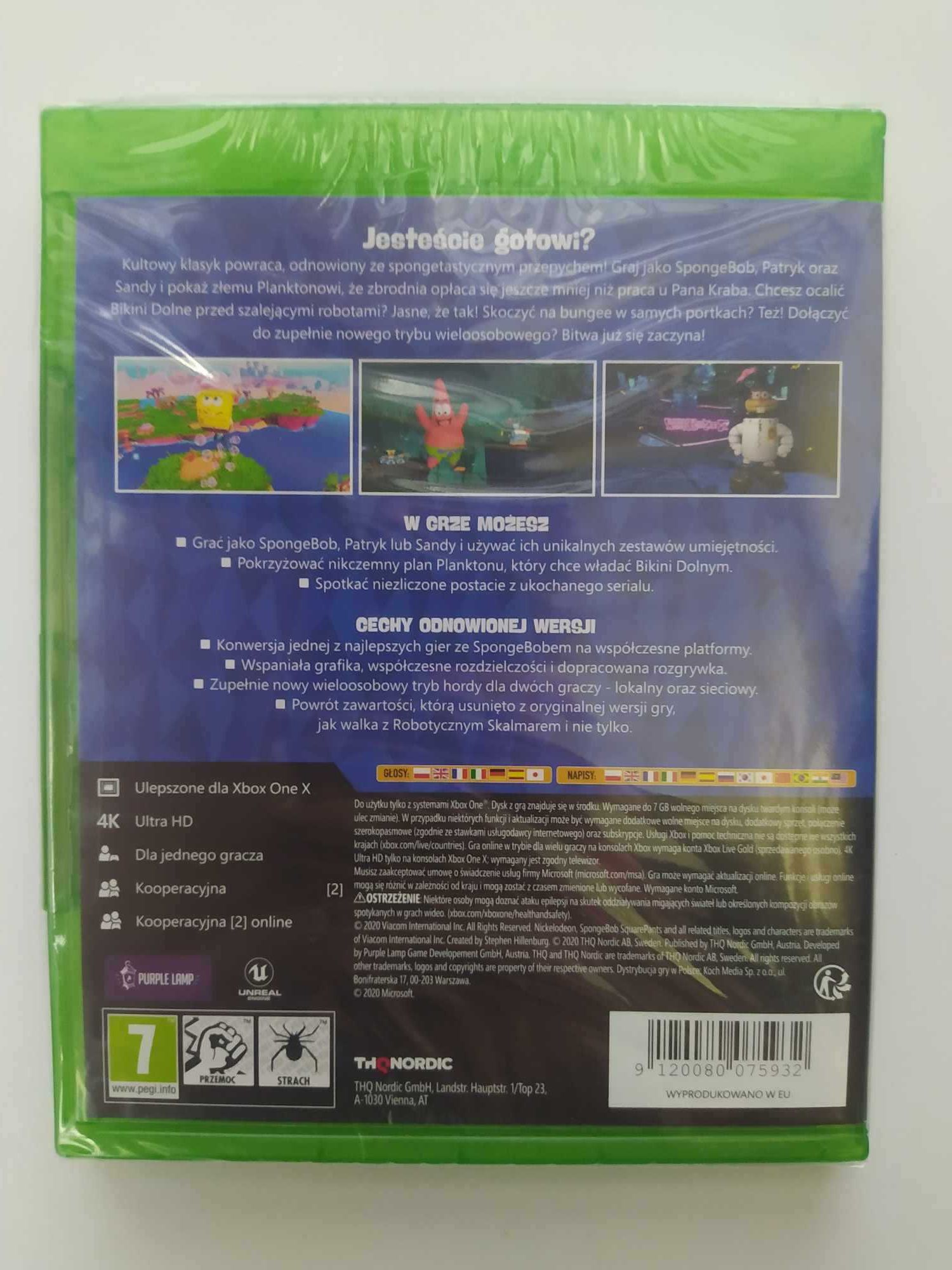 NOWA SpongeBob SquarePants: Battle for Bikini Bottom Xbox One