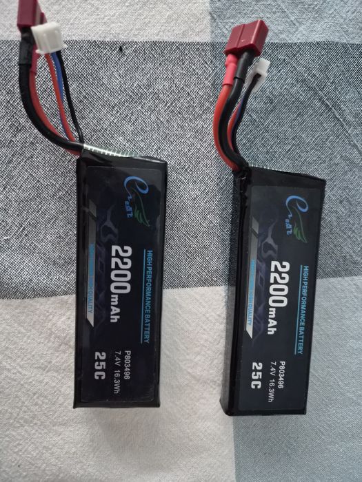 Lipo 2 x 2s 7.4V 2200mAh