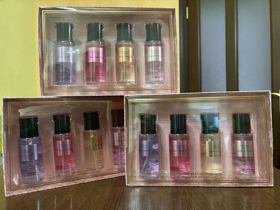 Міні спрей, подарункові набори від Victoria’s Secret Вікторія Сікрет