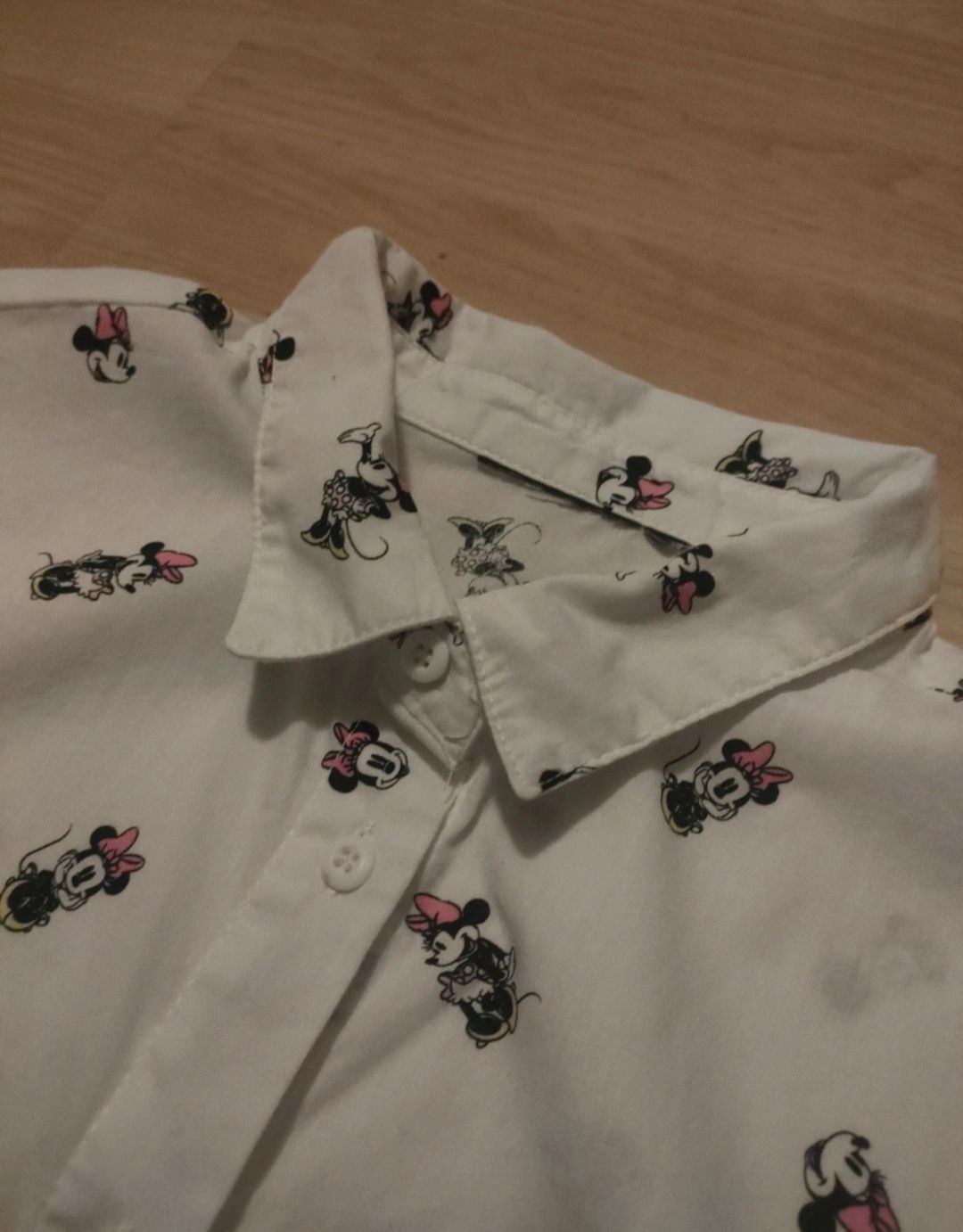 koszula na krótki rękaw z nadrukiem myszka Minnie