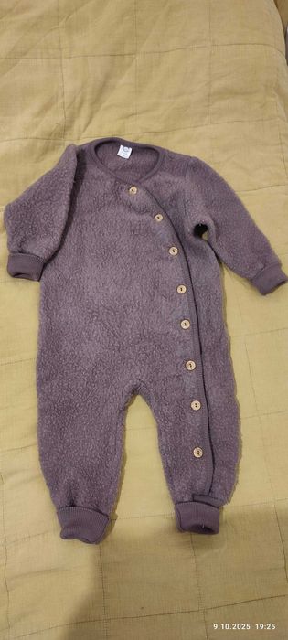 Kombinezon merino 100% wełna r. 74 80 86