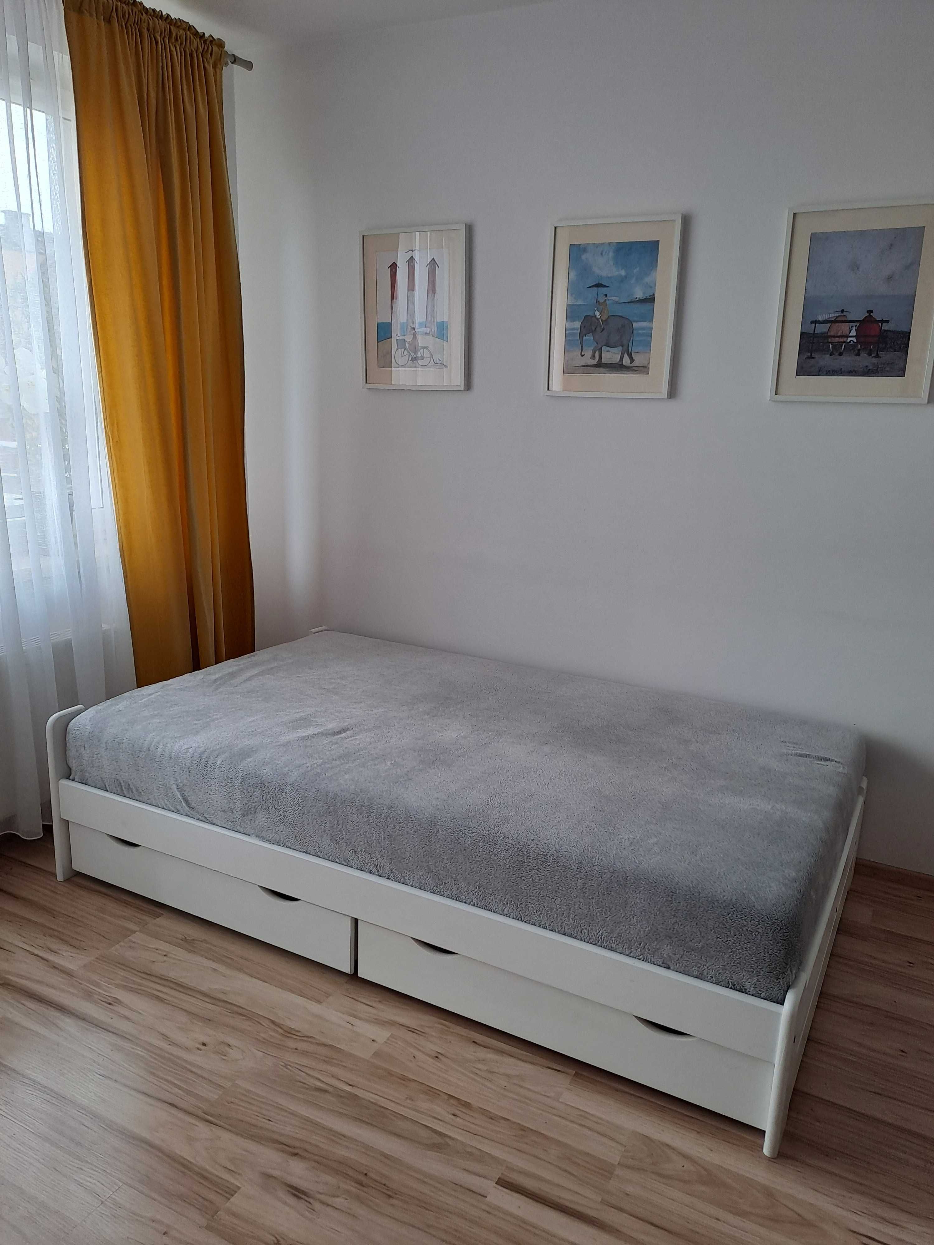 Łóżko 120x200 z materacem i szufladami