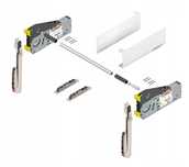 BLUM Aventos HL TOP siłownik 22L2500 + podnośnik 22L3800 biały komplet