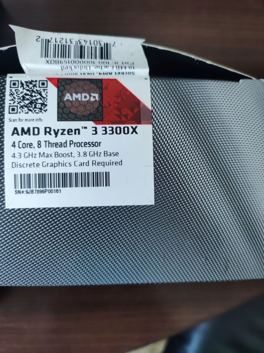 Материнська плата MSI B450+Ryzen 3 3300x