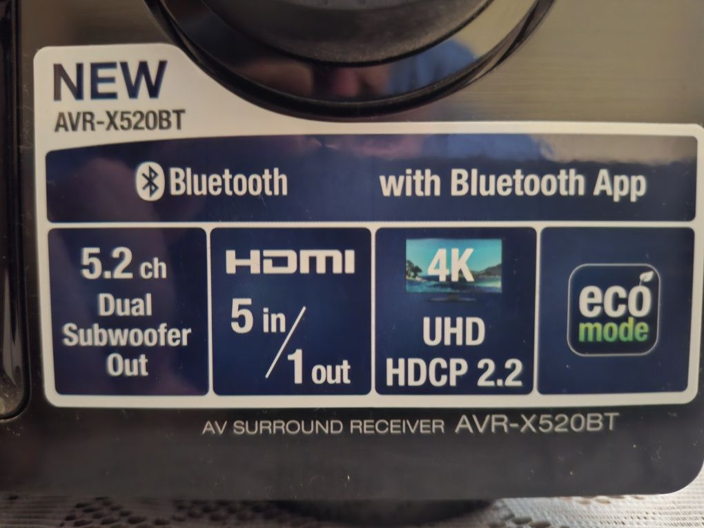 zestaw amplituner denon z głośnikami 5.0 do kina domowego