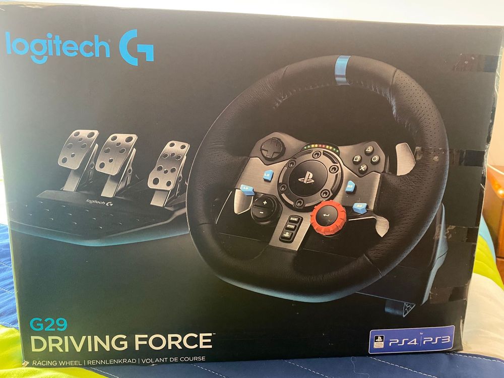 Volante e pedais da logitech G29
