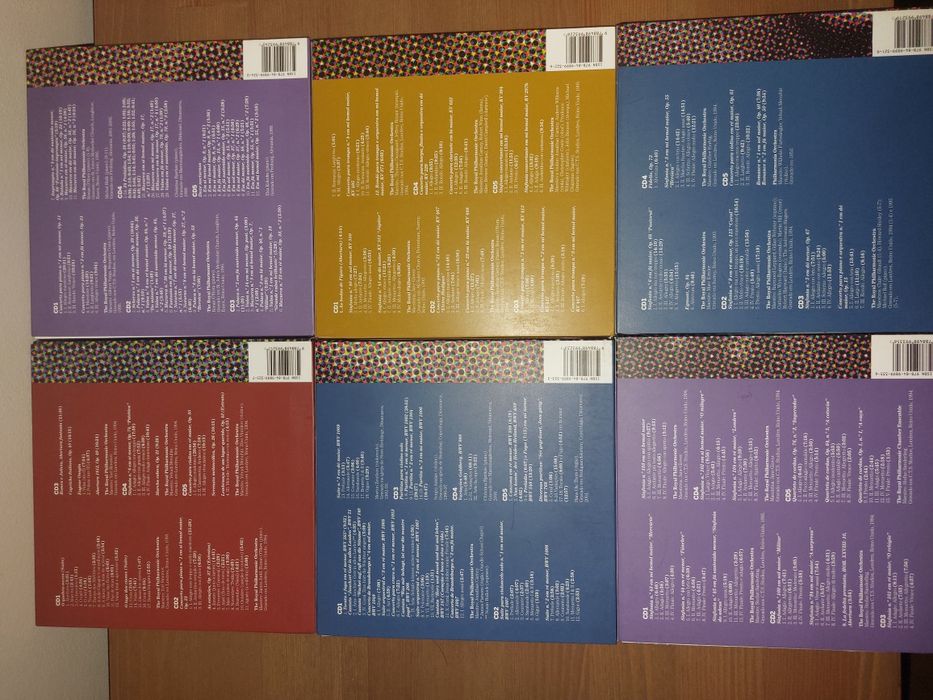 Packs 5 CDs + Booklets - Gd. compositores Música Clássica (Como Novo)