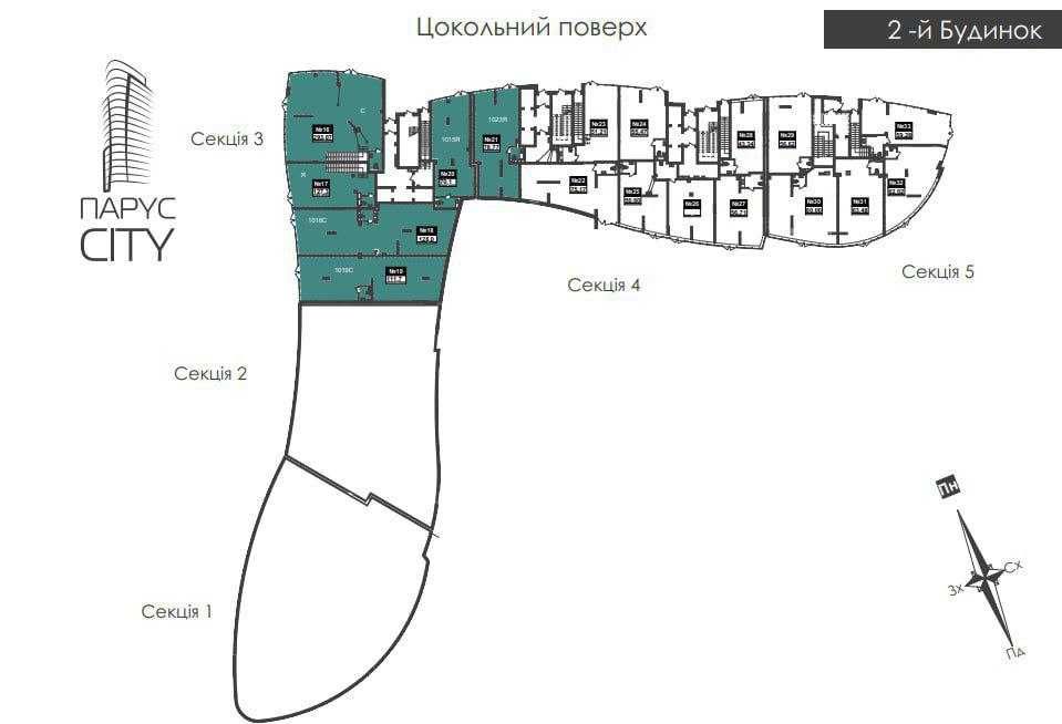 Оренда в Парус Сіті комерційного приміщення 293м2