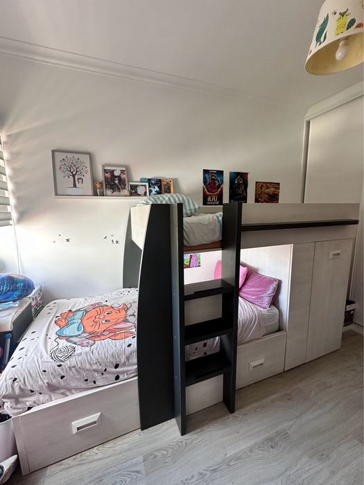 Beliche Trem Conforama + 1 Colchão Ikea