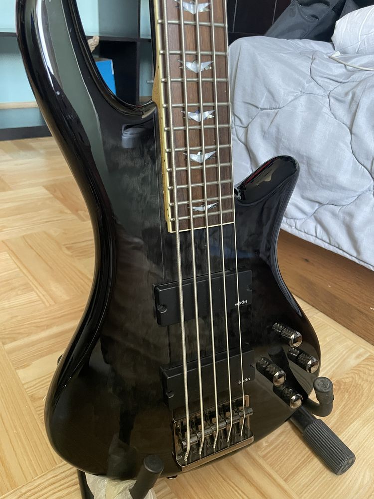 Gitara Basowa 5 strunowa Schecter Stiletto Extreme 5 STBLK