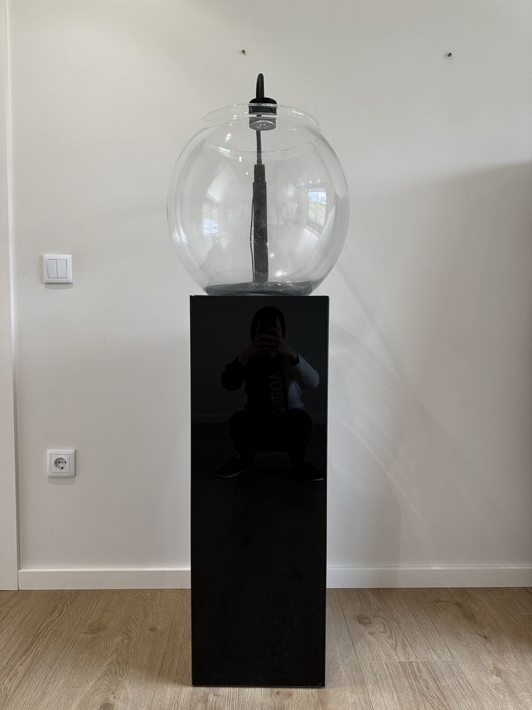 Aquário 50L com Móvel de Vidro e Iluminação Wi-Fi