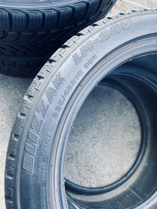 225 45 18 Bridgestone LM25 Як нові 99% Зима 2023 Гарантія