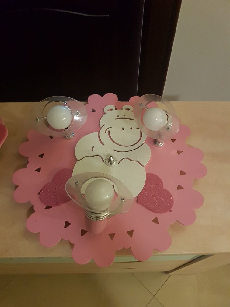 Lampa dziecięca +kinkiet