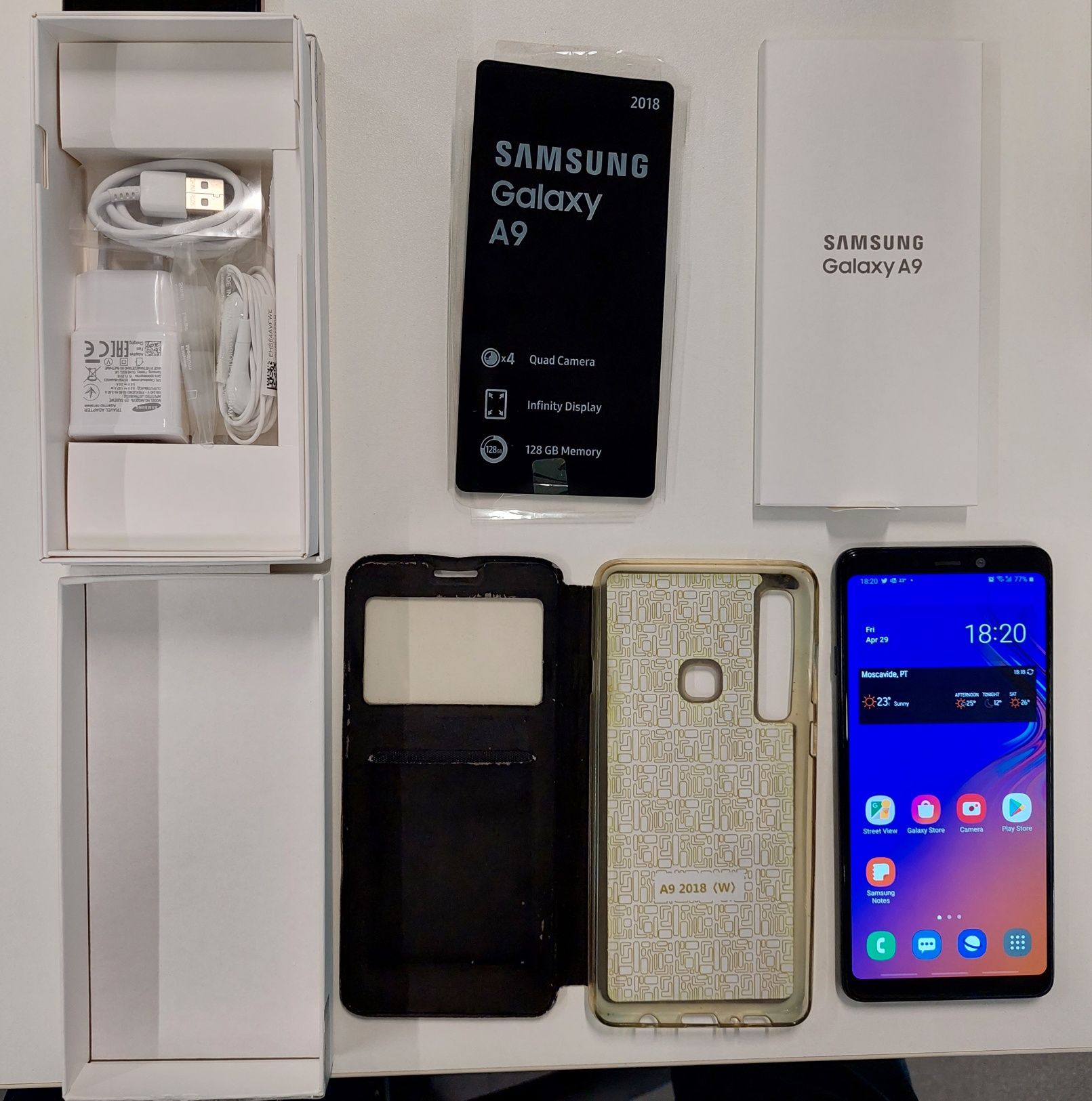 Samsung Galaxy A9 - SM-A920F 128GB - Completo com caixa - Dual SIM +SD