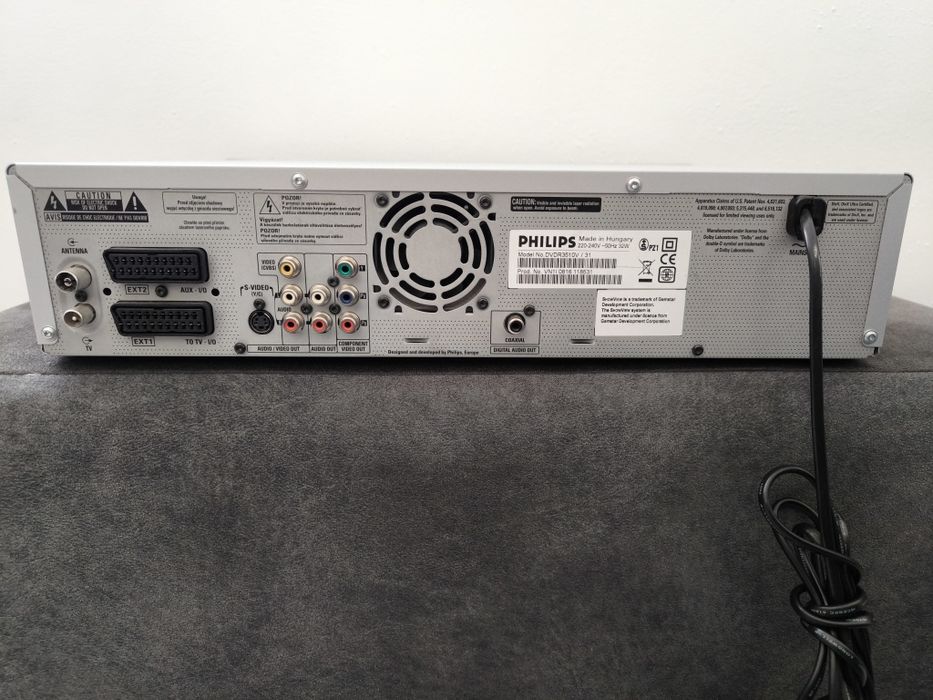 Philips Combo DVDR3510V/31 – DVD + VHS – sprawny