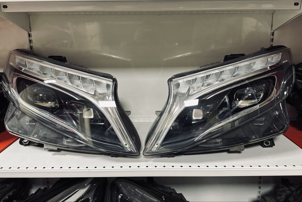 Фары оптика Mercedes 447 V class full led оригинал разборка