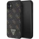 Etui Guess 4G Triangle Metal Logo na iPhone 11 / XR - czarne