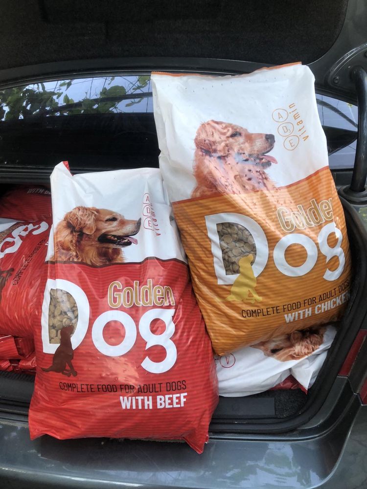 Корм для собак Golden Dog 2 упаковки по 10 кг