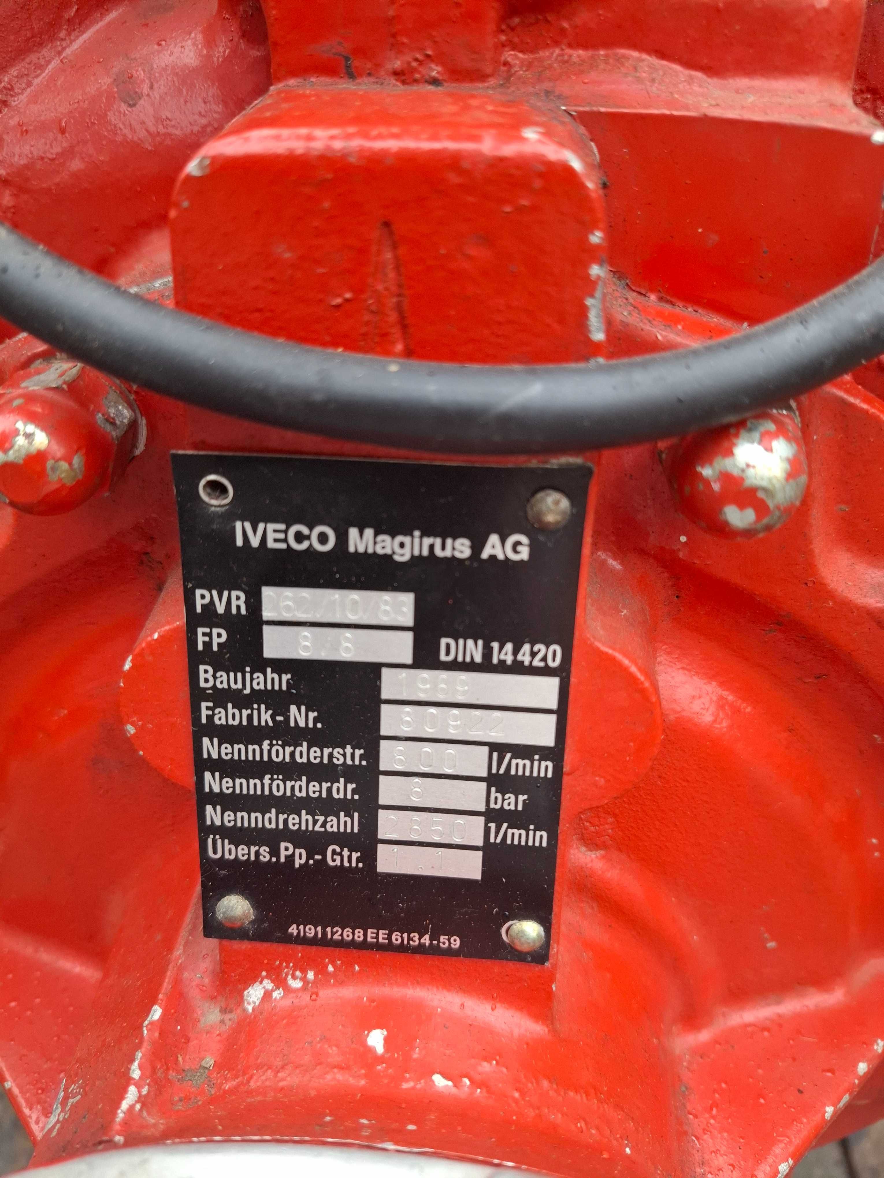 Motopompa Magirus Nawadnianie Deszczownia Płuczka Wiertnica 90m3/h