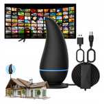 Antena Cyfrowa Telewizyjna Ze Wzmacniaczem 4K Ultra HD