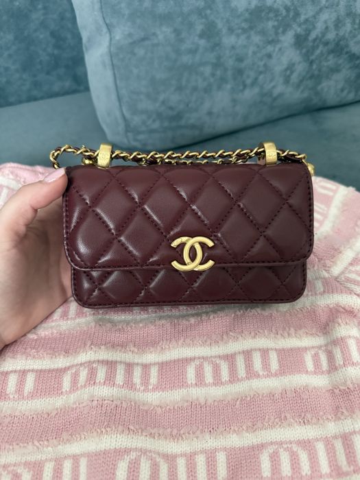 Сумка Chanel бардова