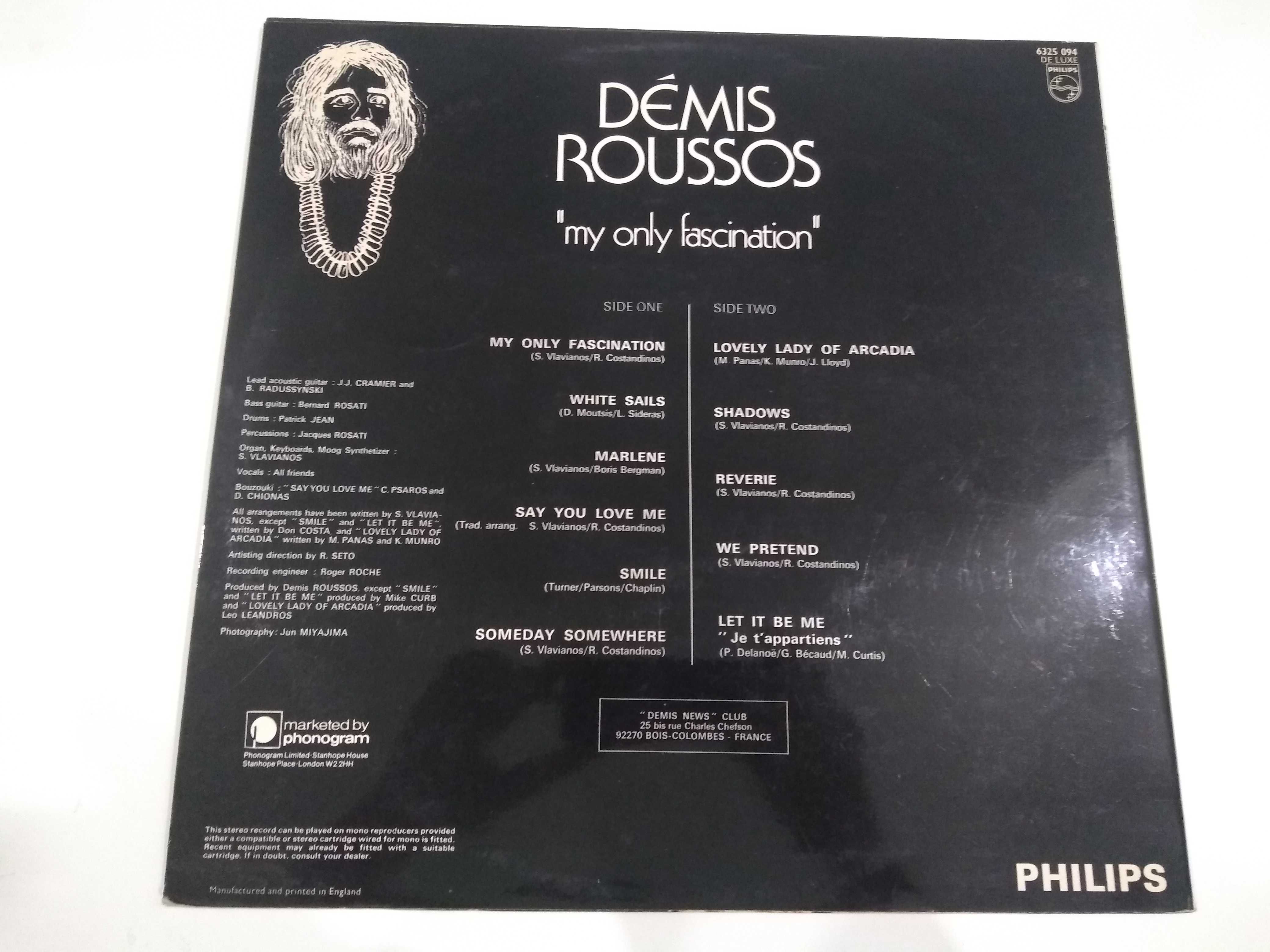 Dobra płyta - Demis Roussos my only fascination