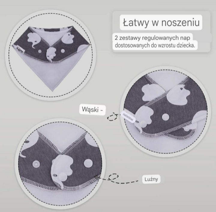 Zestaw śliniaków Mubytree 8 sztuk