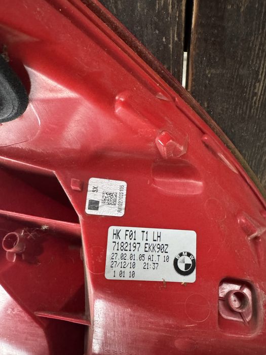 BMW F01,02 7 серія Фонарь Стопи