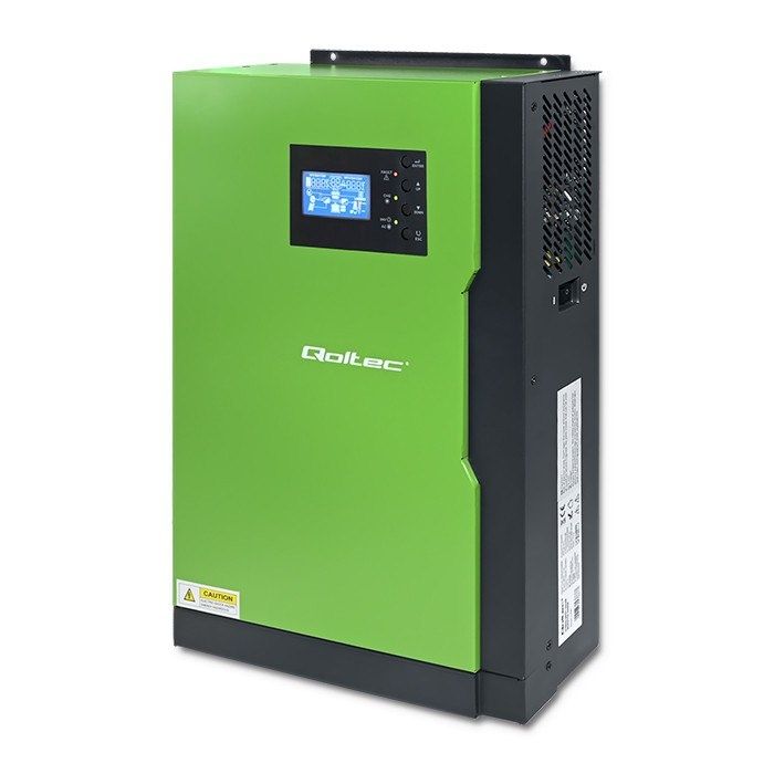 Гібридний сонячний інвертор Qoltec Hybrid 10KVA 5.5kW 100A 48V