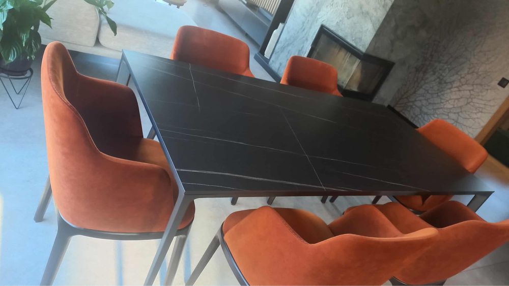 Stół szklany 180cm x 90cm