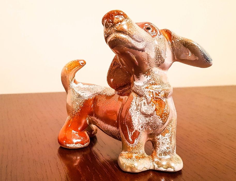 Piesek porcelanowy
