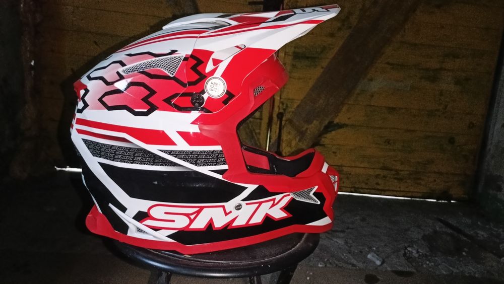 Kask motocyklowy SMK, Enduro - jak nowy