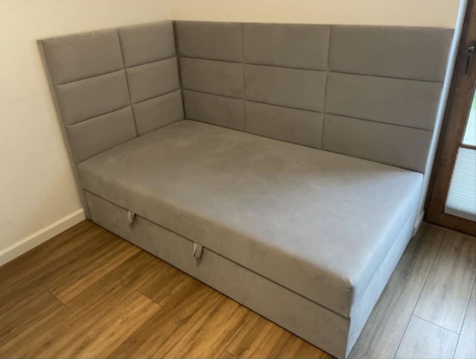 Solidne łóżko dla dziecka z schowkiem