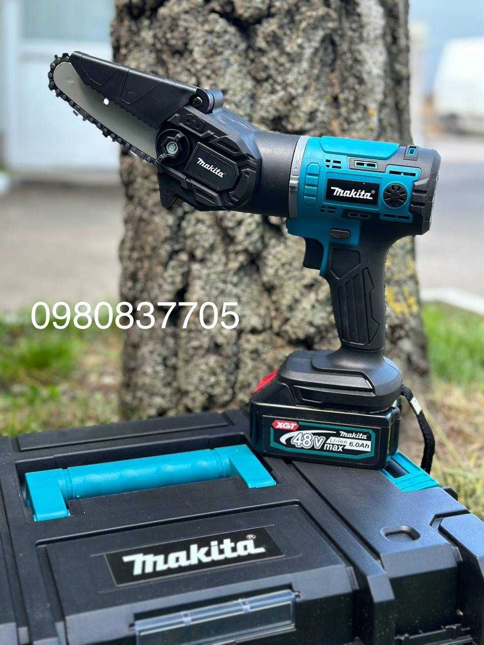 Набір 4в1 Makita 48V 6Ah Гайковерт Повітродувка Шуруповерт Пилка АКБ