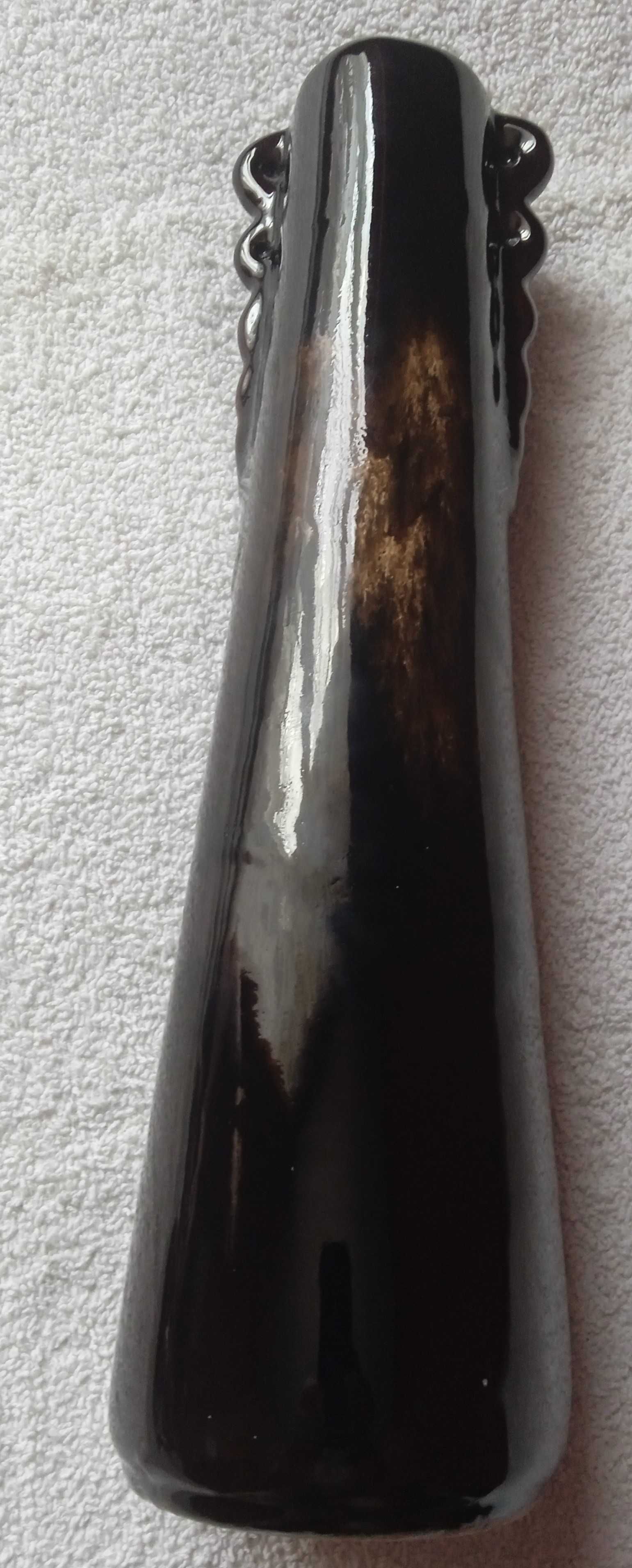 Ceramiczny szkliwiony wazon Sp. Rzem. Reflex.l.60e