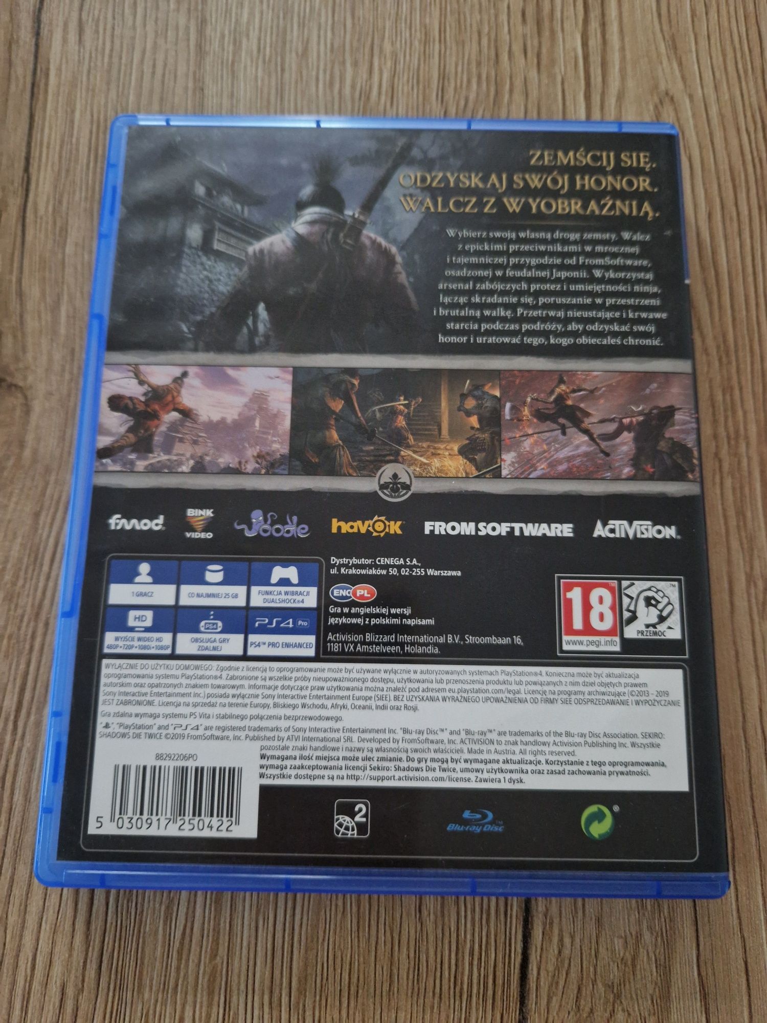 Sekiro Shadows Die Twice PS4