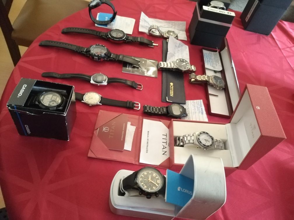 Relógios Citizen, lorus, time force, orient, lorus, casio, timex