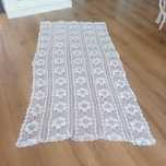 Ażurowy obrus biały prostokąt 100cm x 200cm 1x2 m