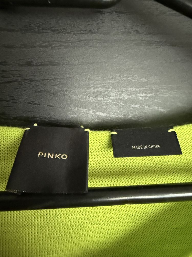 Sweter pinko S neon zieleń