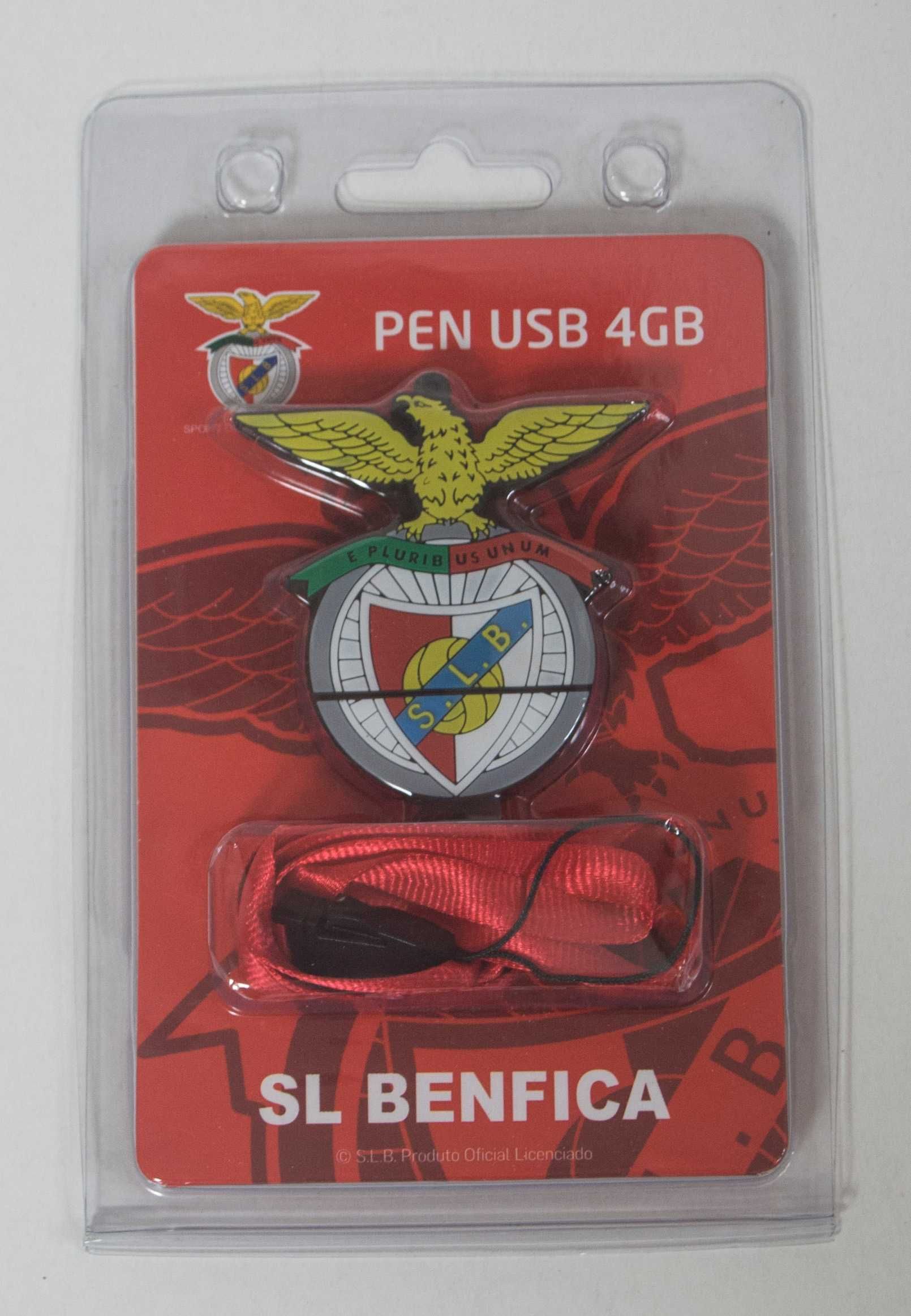 Pen oficial Benfica - 4 Gb + Pen chave 4 Gb