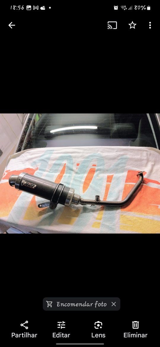 Escape Mivv para Honda sh