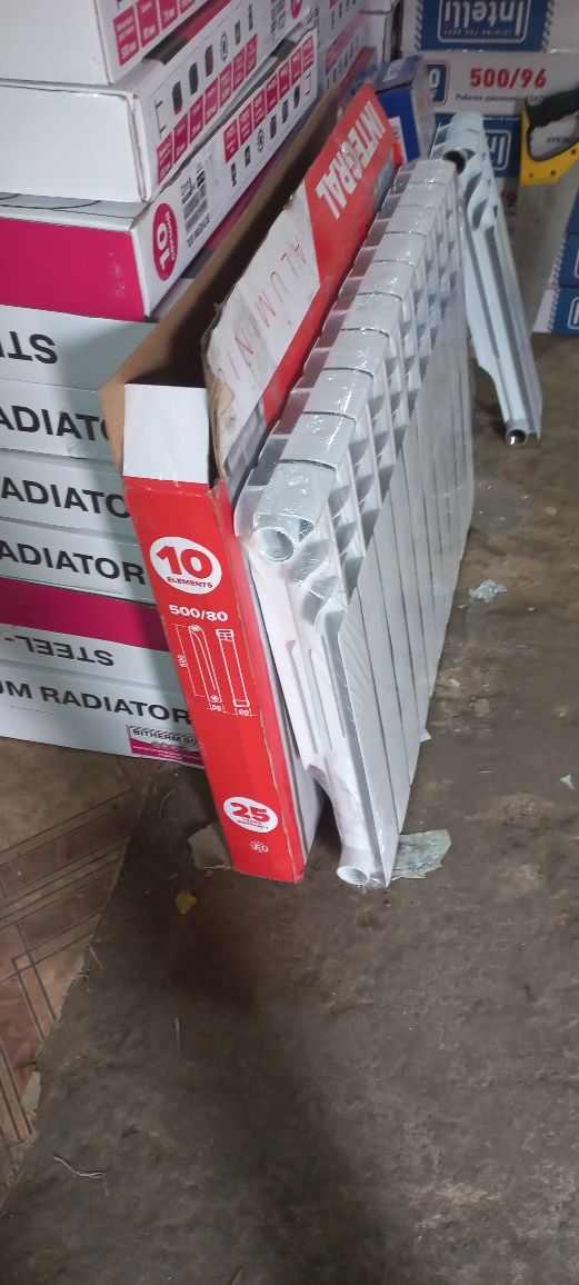 Алюминиевый радиатор Integral 500×80