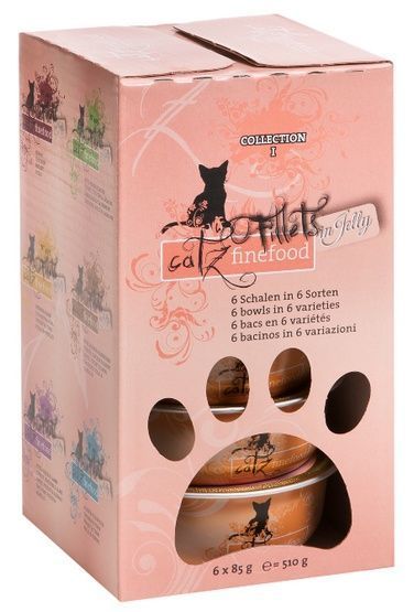 Bezzbożowa karma dla kotów - Catz Finefood N.403-413 MIX SMAKÓW 6x85g