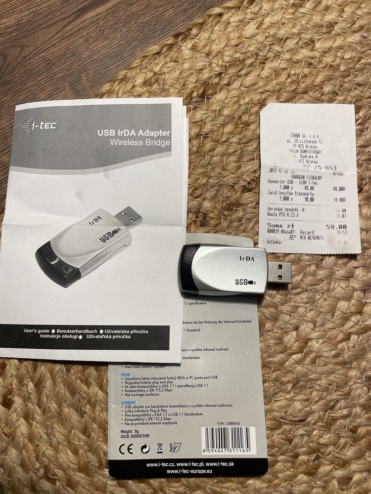 Adapter USB IrDA