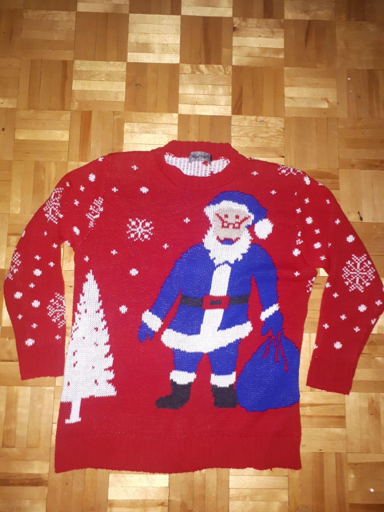 Sweter z motywem świątecznym rozm S/M