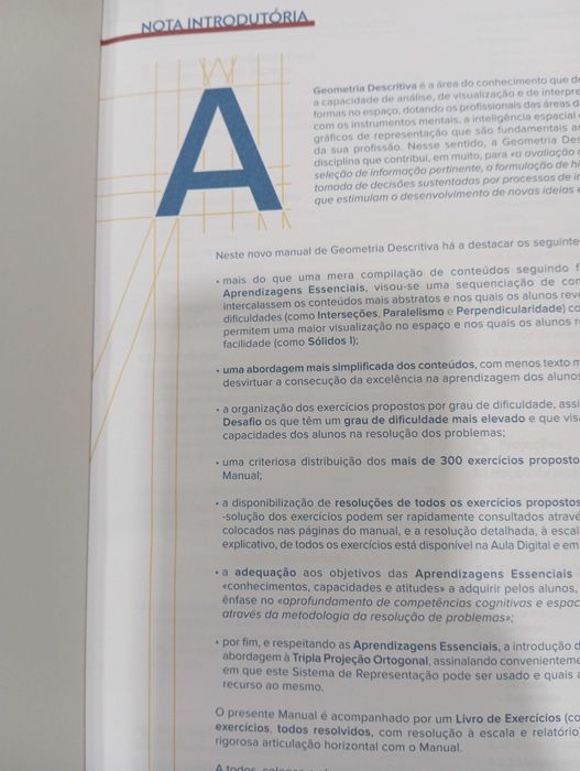 Geometria Descritiva A 10 ano