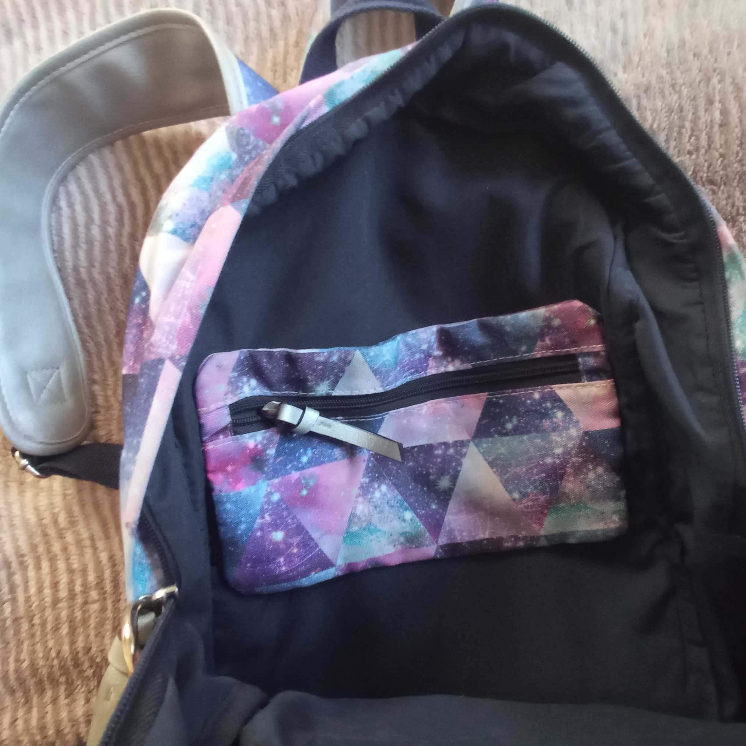 Plecak młodzieżowy 2w1 Galaktyka plecak szkolny Accessorize + piórnik