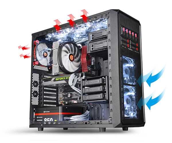 Корпус Thermaltake Versa H35 Black Midi Tower (CA-1D1-00M1WN-00)