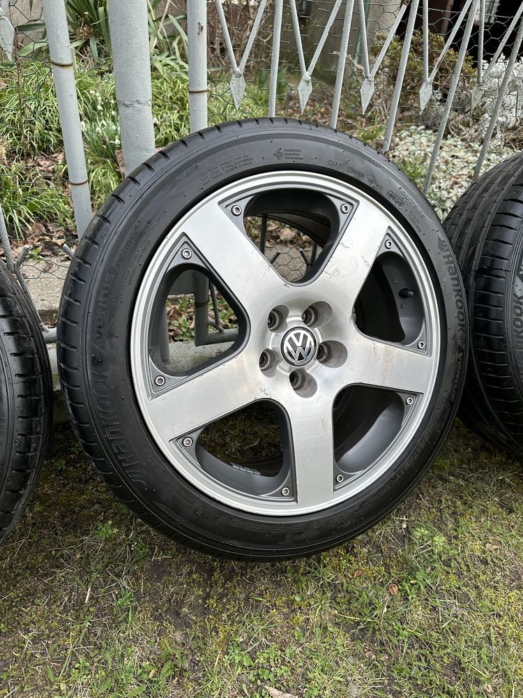 Oryginalne VW GTI opony nowe koła aluminiowe felgi 225/45 R17