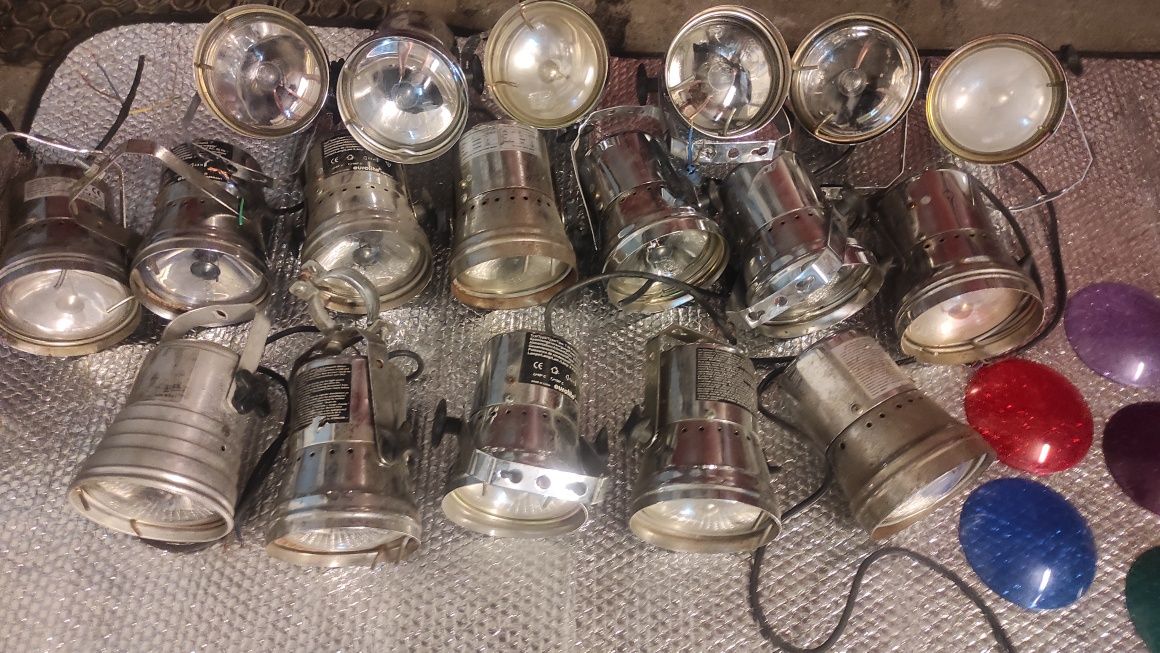 eurolite t 36 pinspot par halogen efekt dyskotekowy w lokalu